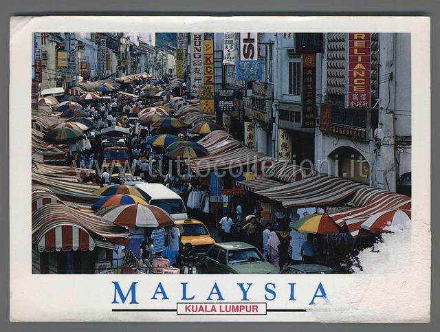Collezionismo di cartoline postali della malesia
